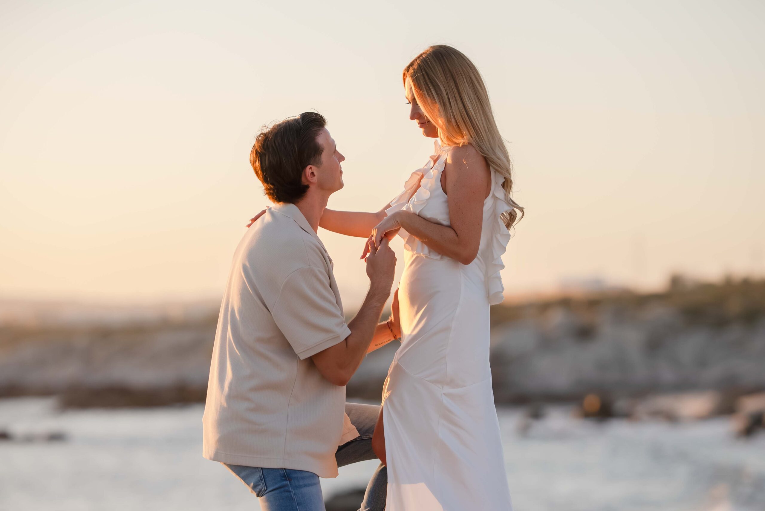 Surprise proposal photography in Los Cabos